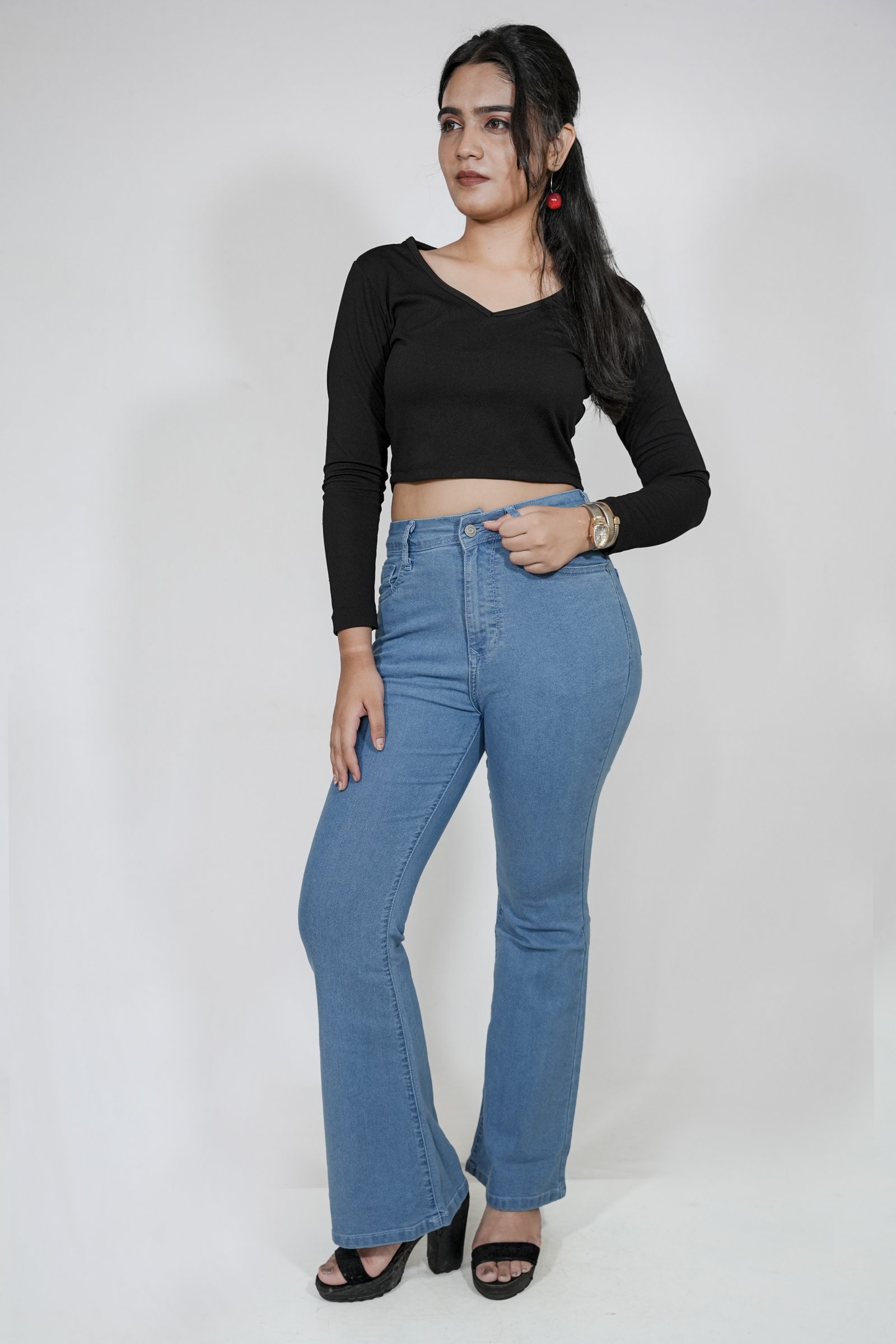 Belle Girl boot cut Jeans - light wash